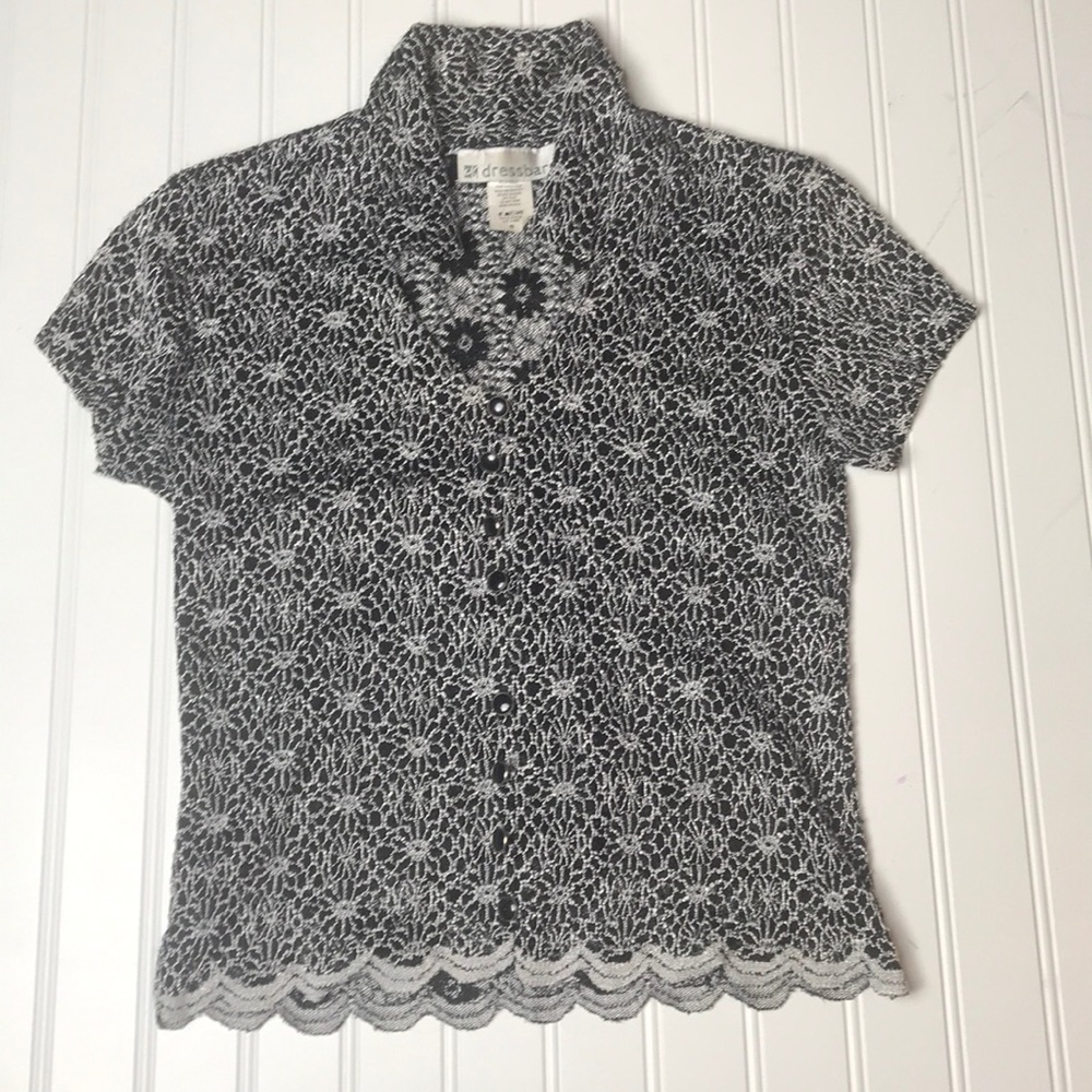 Lined Lace Top